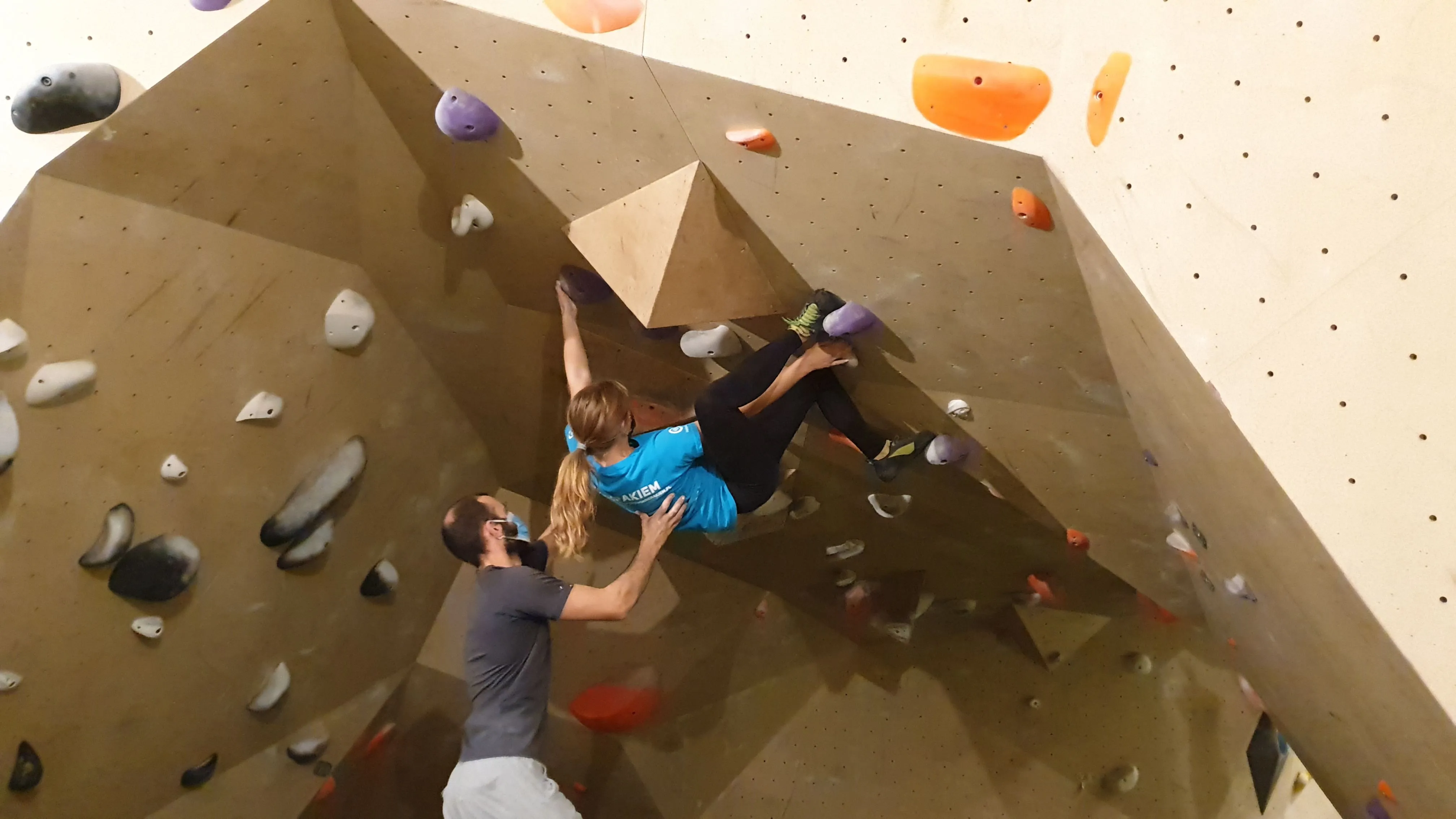 Indoor climbing wall
